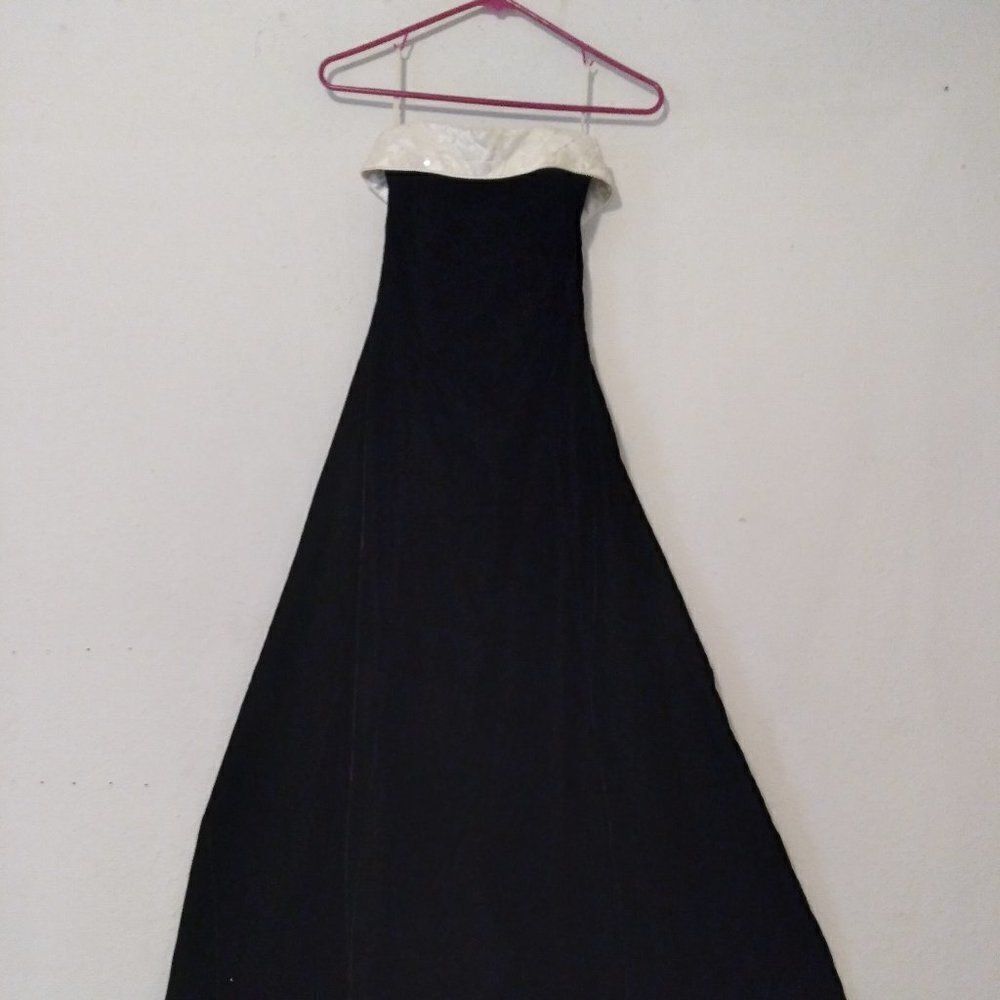 Vintage Gunne Sax Jessice McClintock Strapless Dress